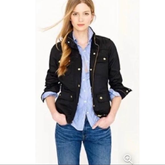 J Crew Relaxed Boyfriend Field Jacket